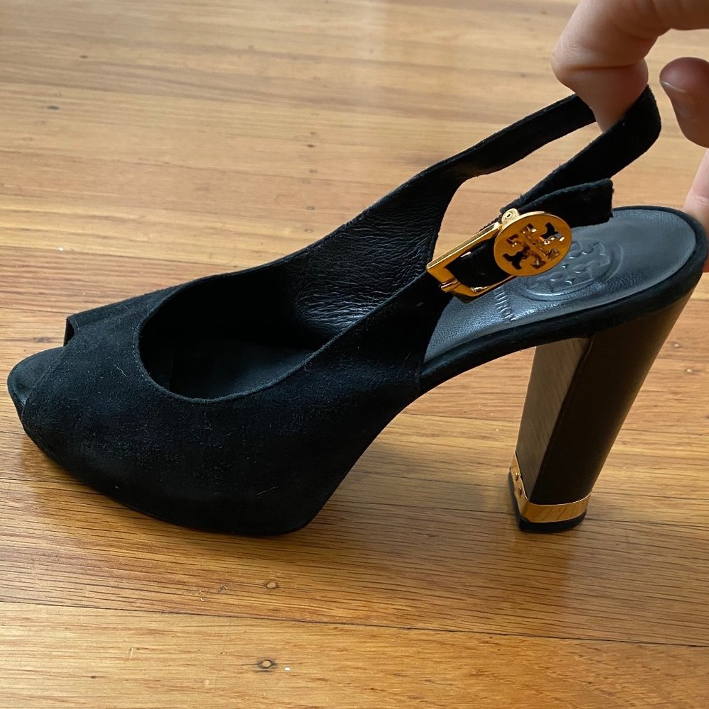 Tory Burch Suede Slingback Sandal